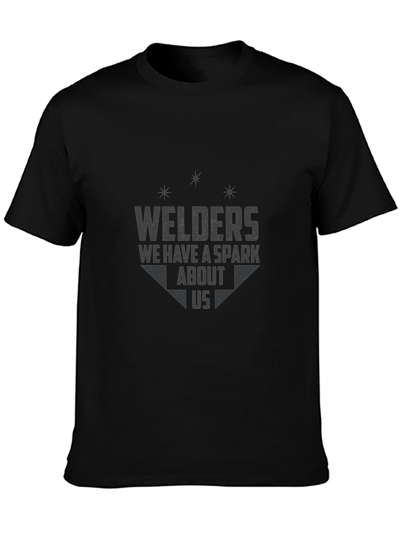 Welders Spark Graphic Black T-Shirt