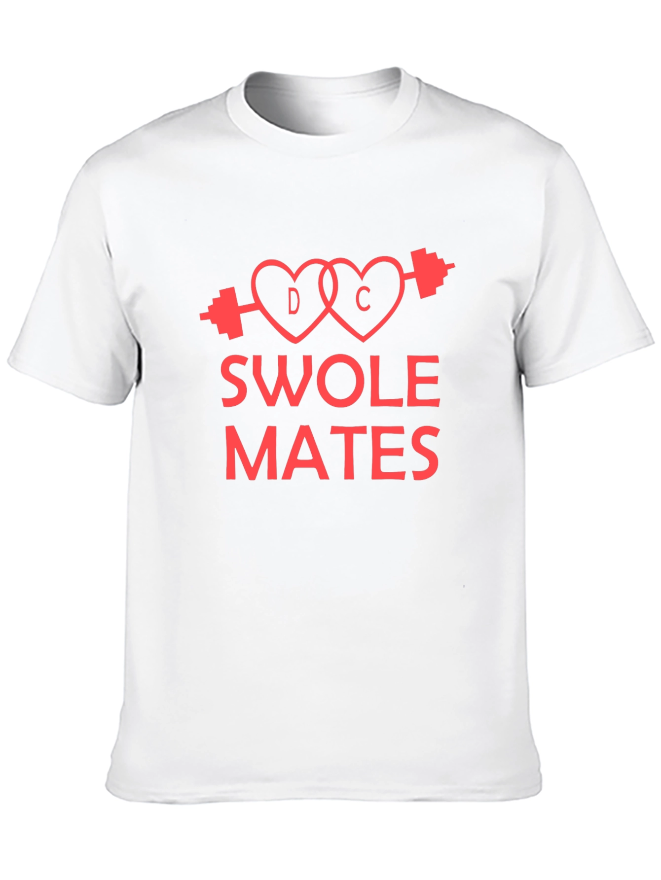 Swoles Mates Graphic T-Shirt - Workout Couples