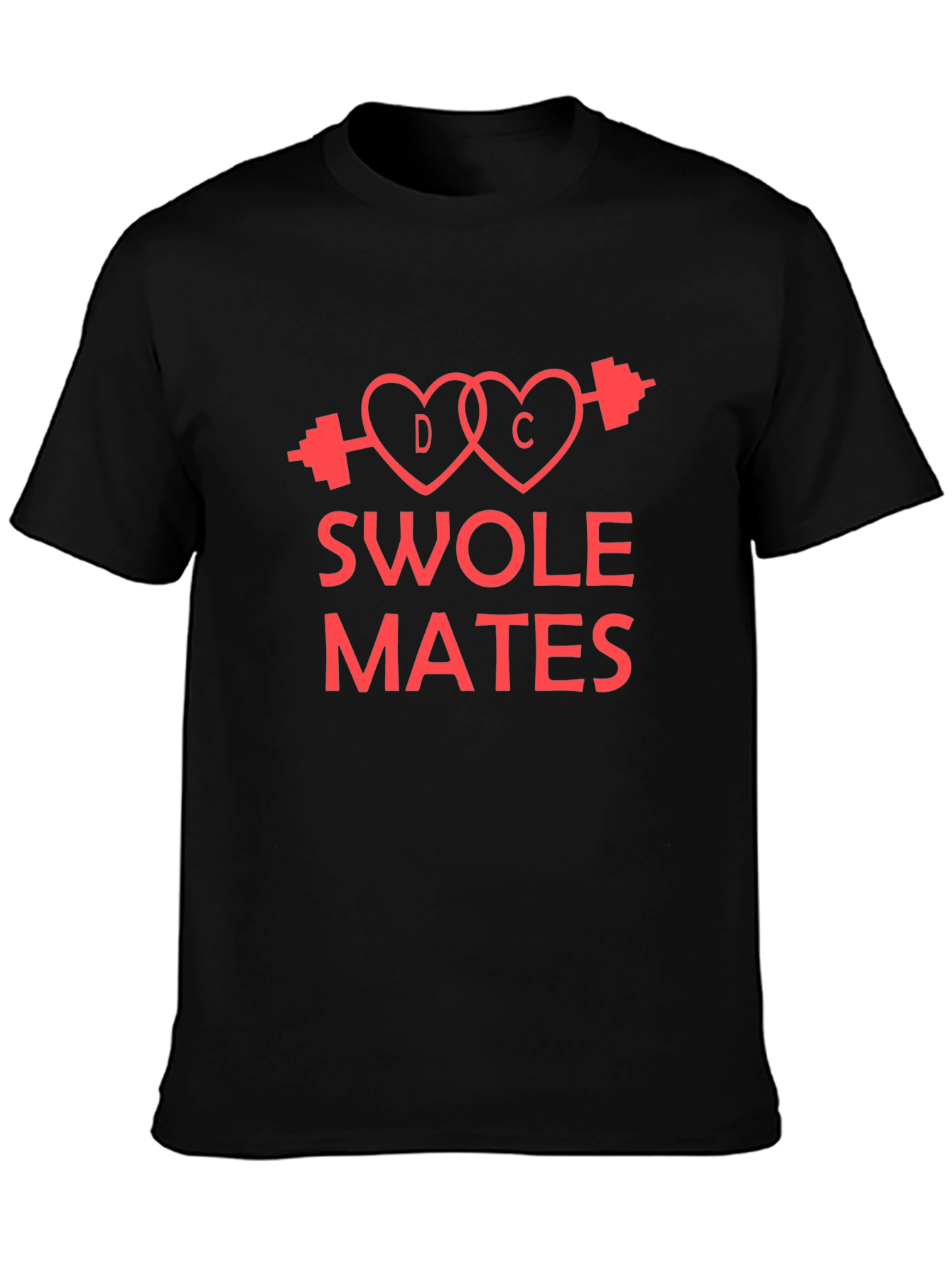 Swoles Mates Graphic T-Shirt - Workout Couples