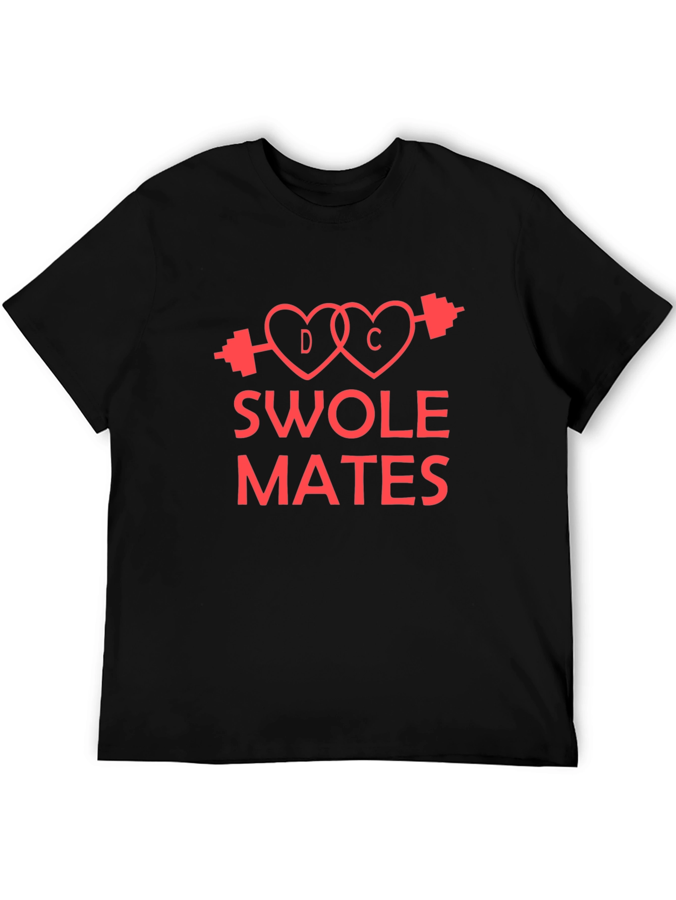 Swoles Mates Graphic T-Shirt - Workout Couples