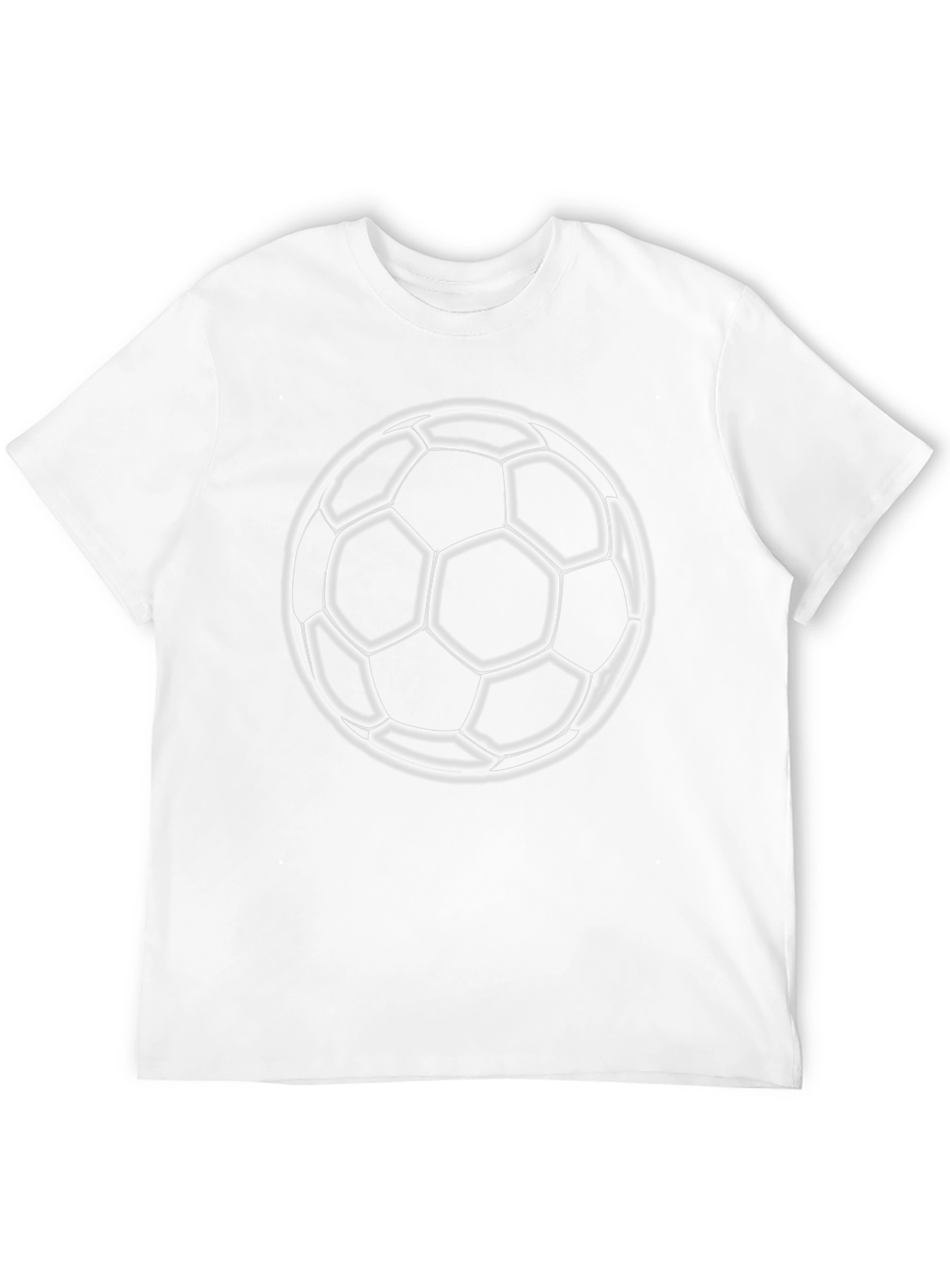 Soccer Ball Graphic T-Shirt - Classic Black Tee
