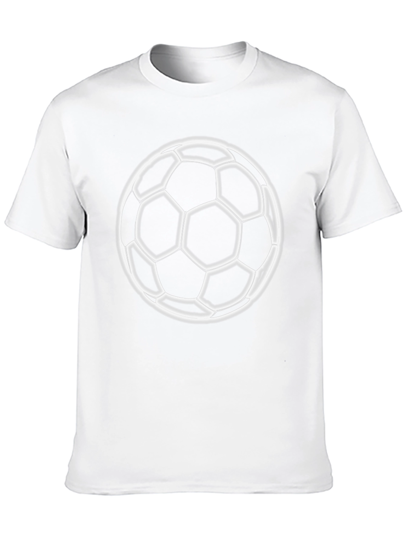 Soccer Ball Graphic T-Shirt - Classic Black Tee