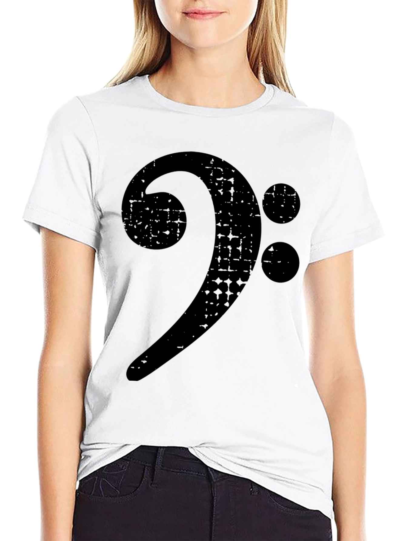 Bass Clef Black T-Shirt