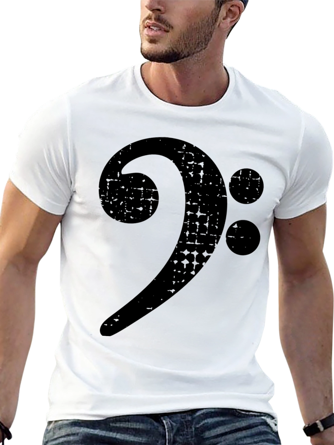 Bass Clef Black T-Shirt
