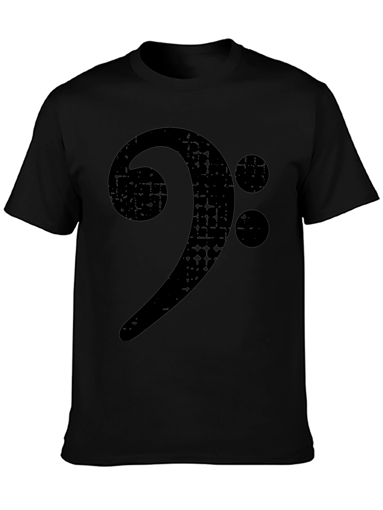 Bass Clef Black T-Shirt