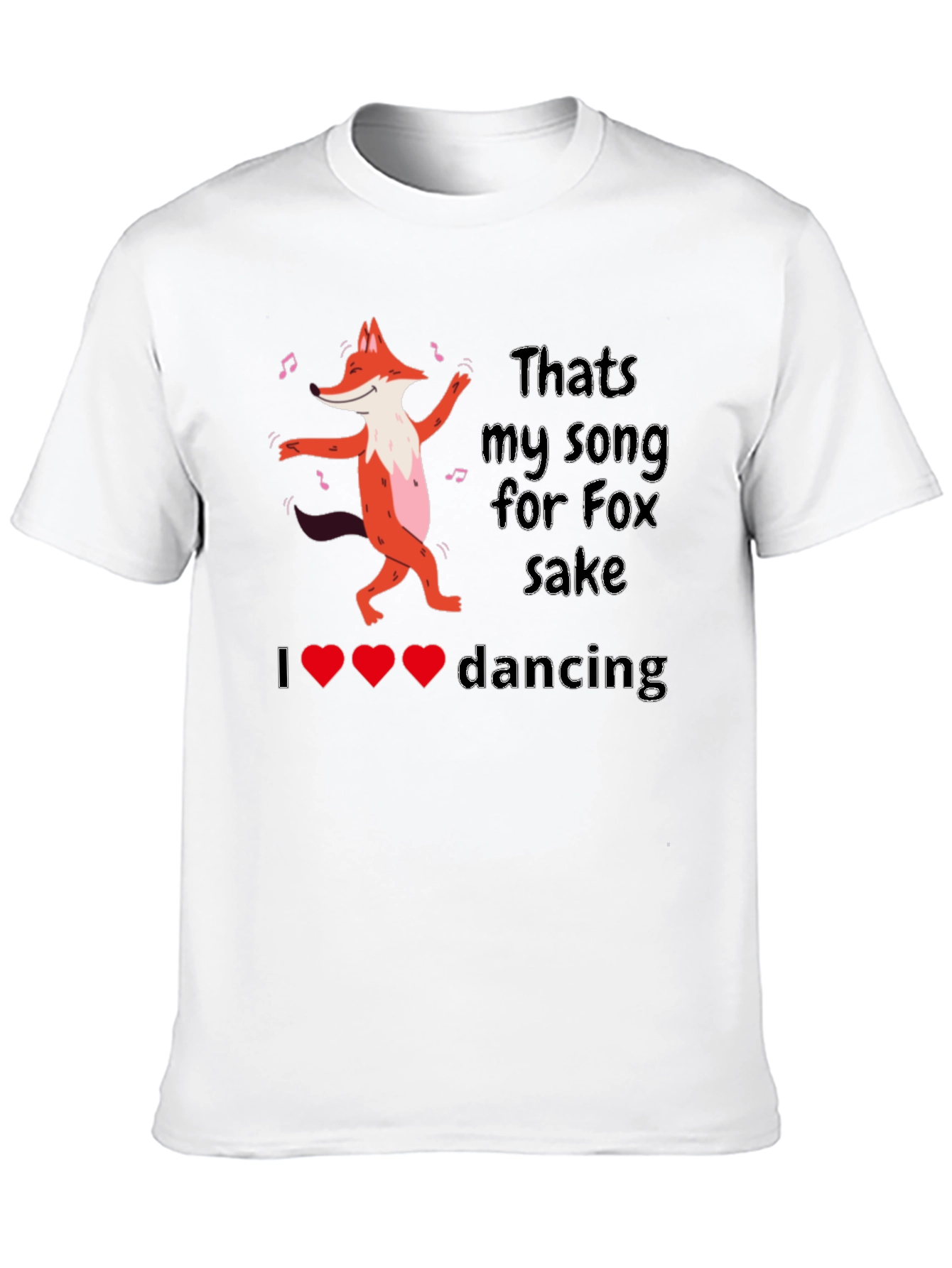Dancing Fox Graphic Tee - Thats My Song!