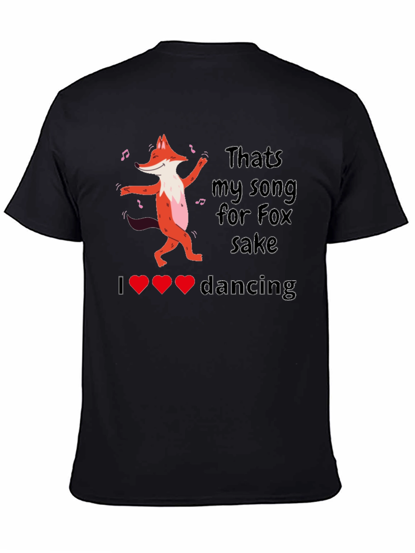 Dancing Fox Graphic Tee - Thats My Song!