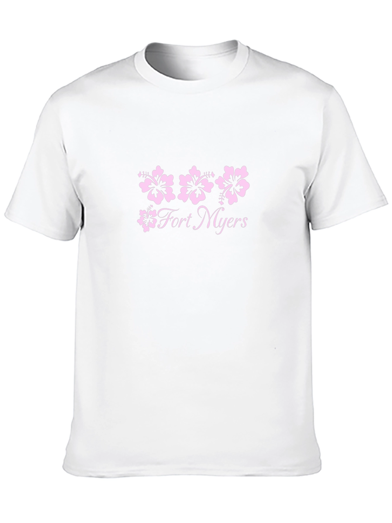 Fort Myers Floral Graphic Black T-Shirt