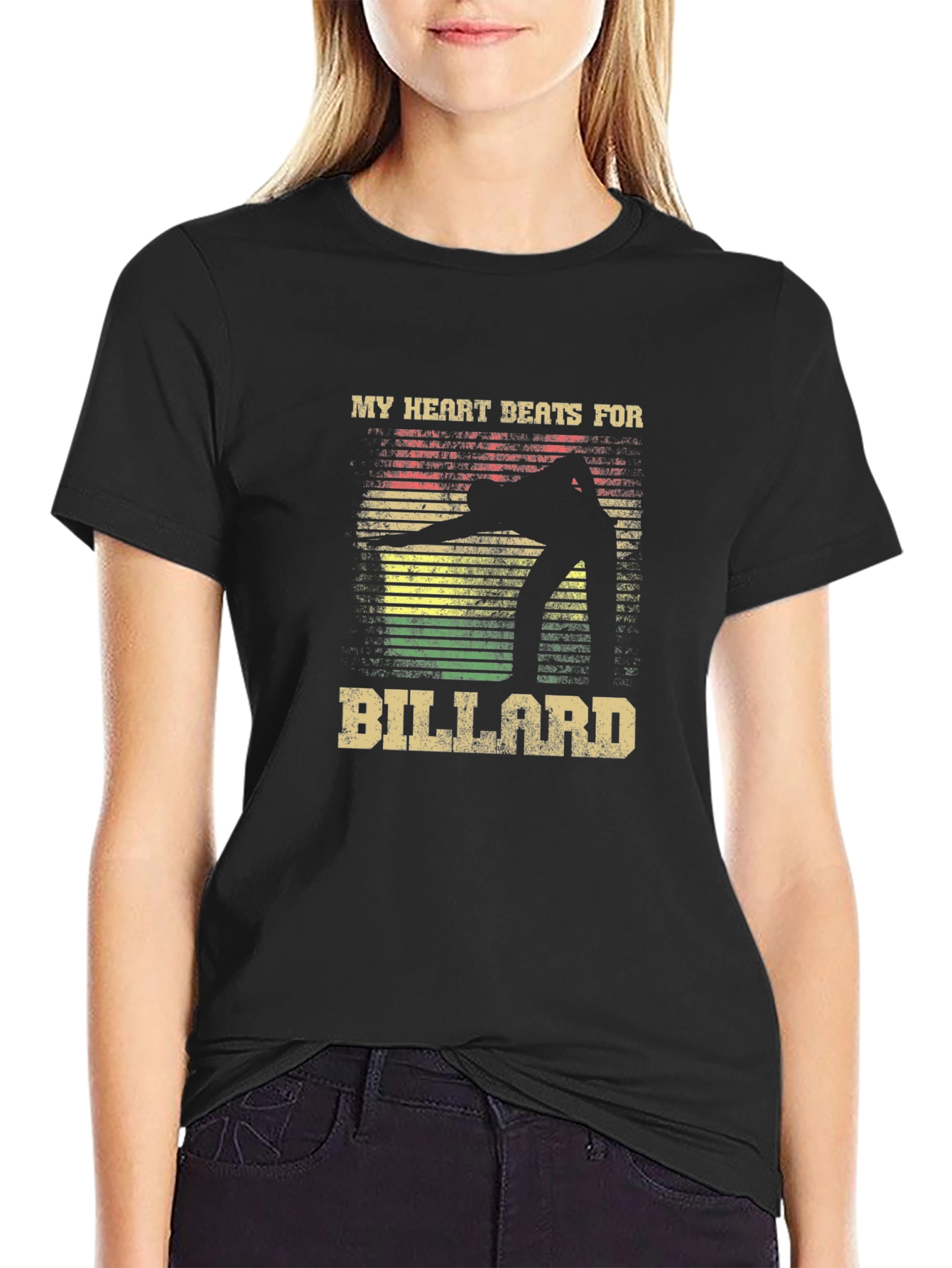 My Heart Beats For Billard Graphic Tee