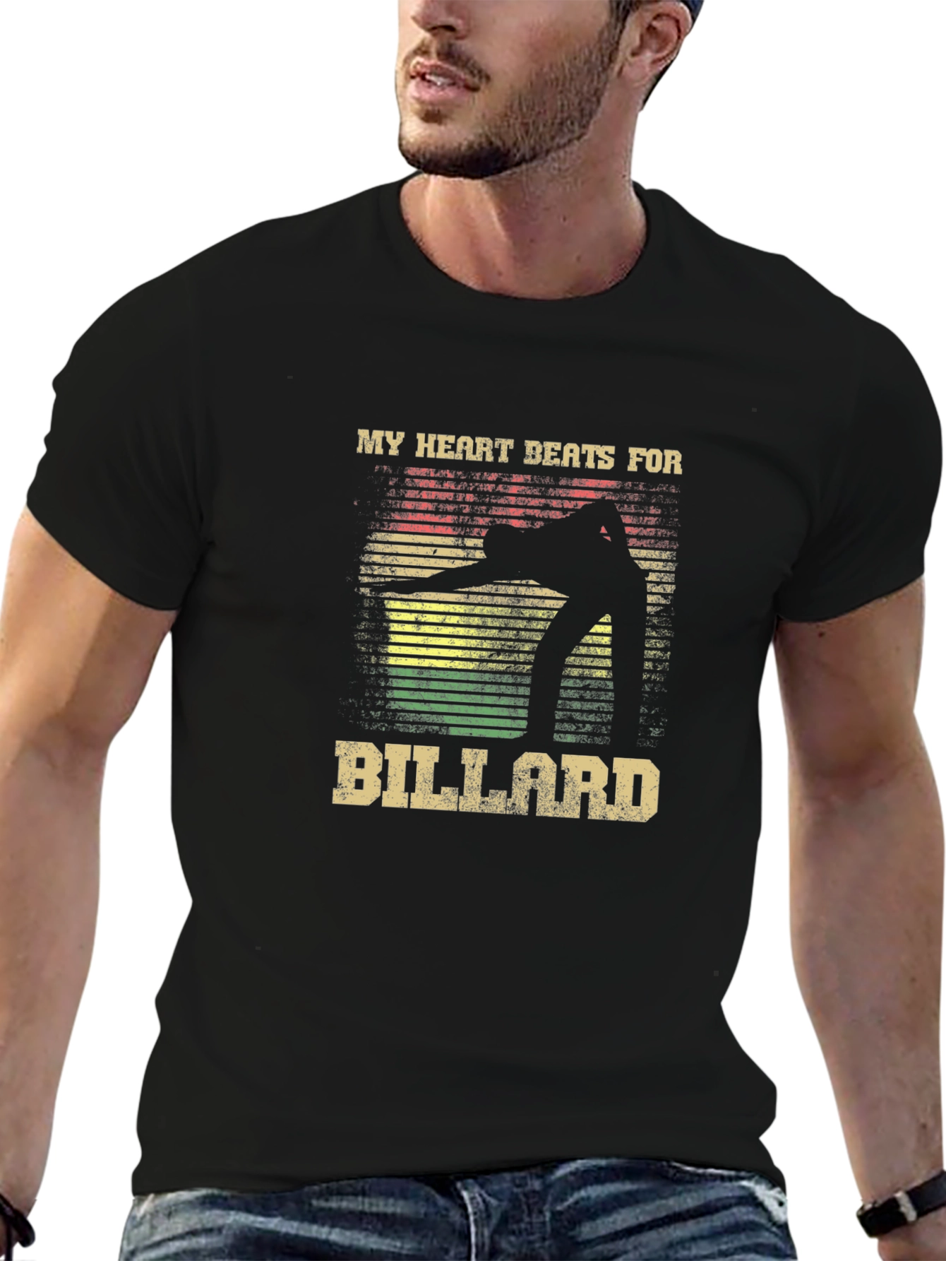 My Heart Beats For Billard Graphic Tee