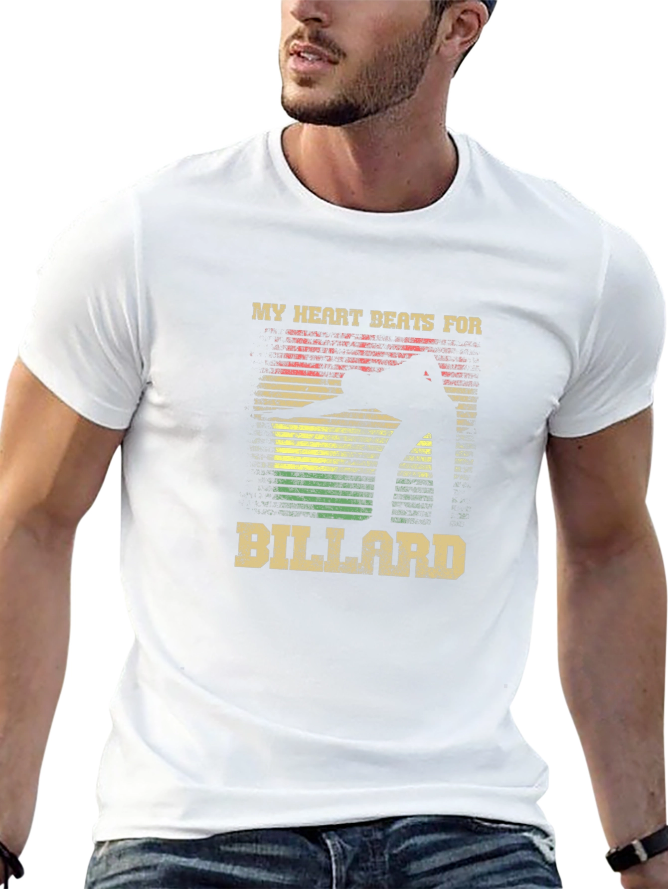 My Heart Beats For Billard Graphic Tee