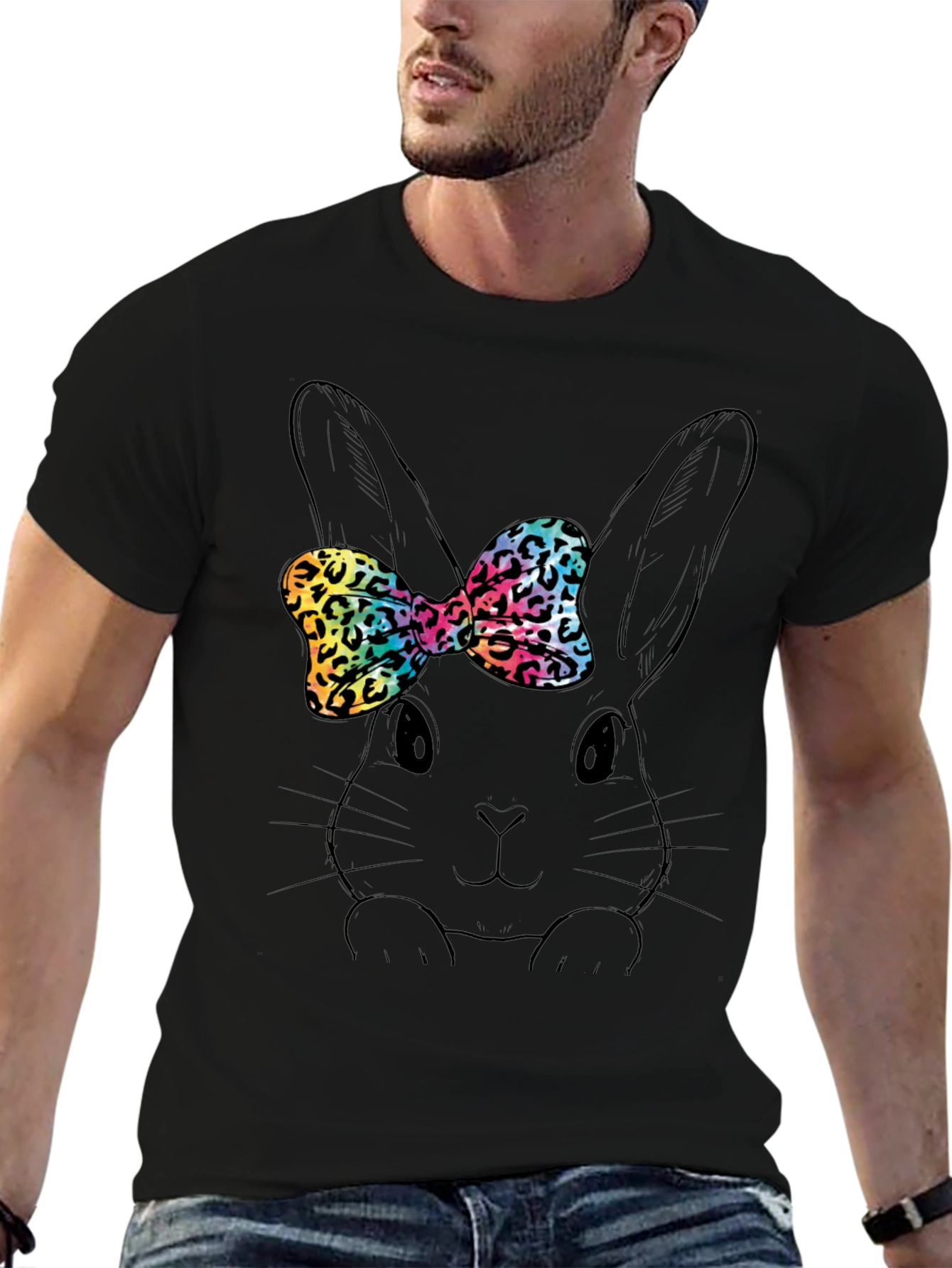 Bunny Bow T-Shirt - Fun Easter Style