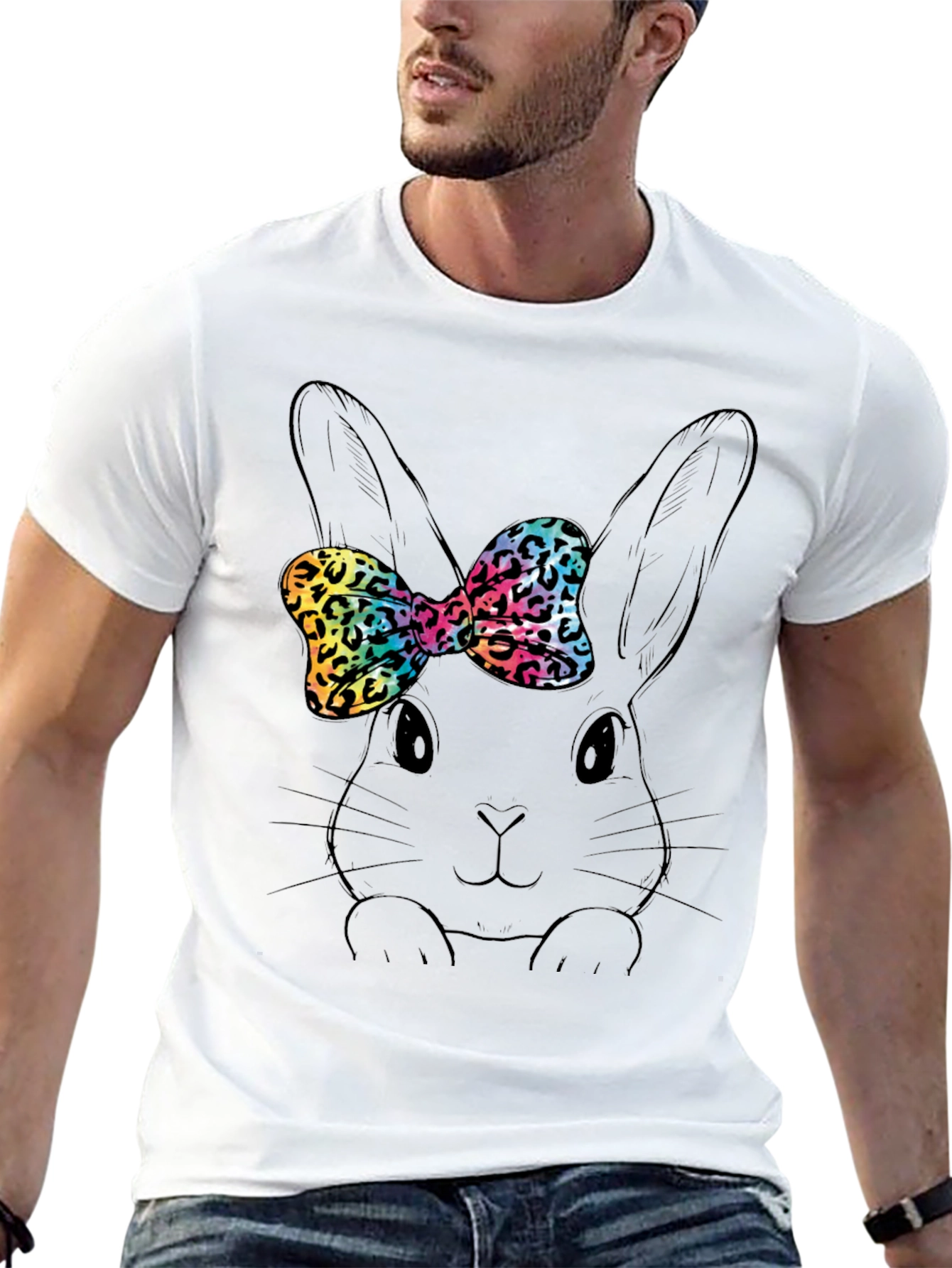Bunny Bow T-Shirt - Fun Easter Style