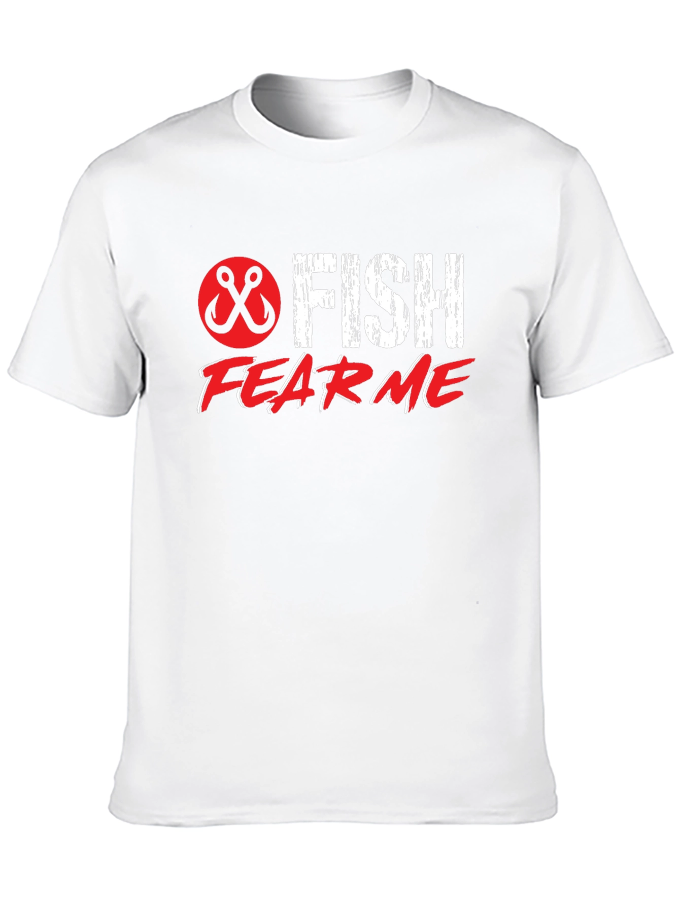 Fish Fear Me Black Graphic Tee