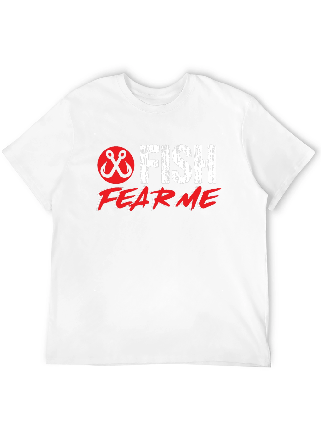 Fish Fear Me Black Graphic Tee