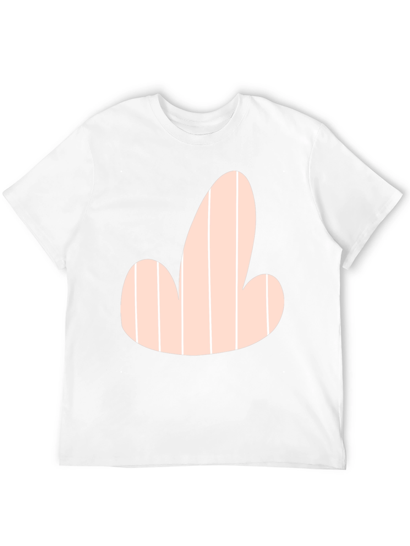 Novelty Graphic Tee - Funny Striped Design