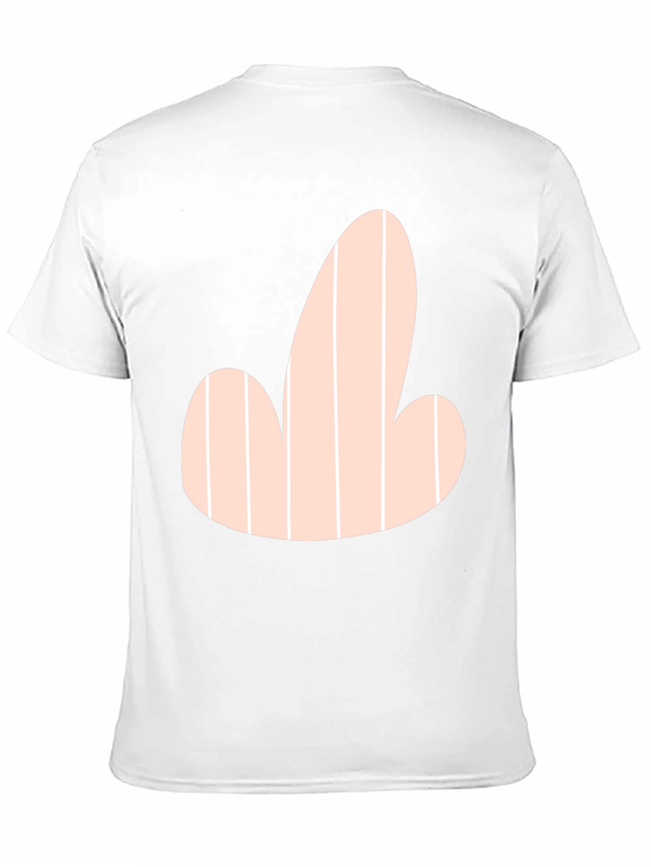 Novelty Graphic Tee - Funny Striped Design