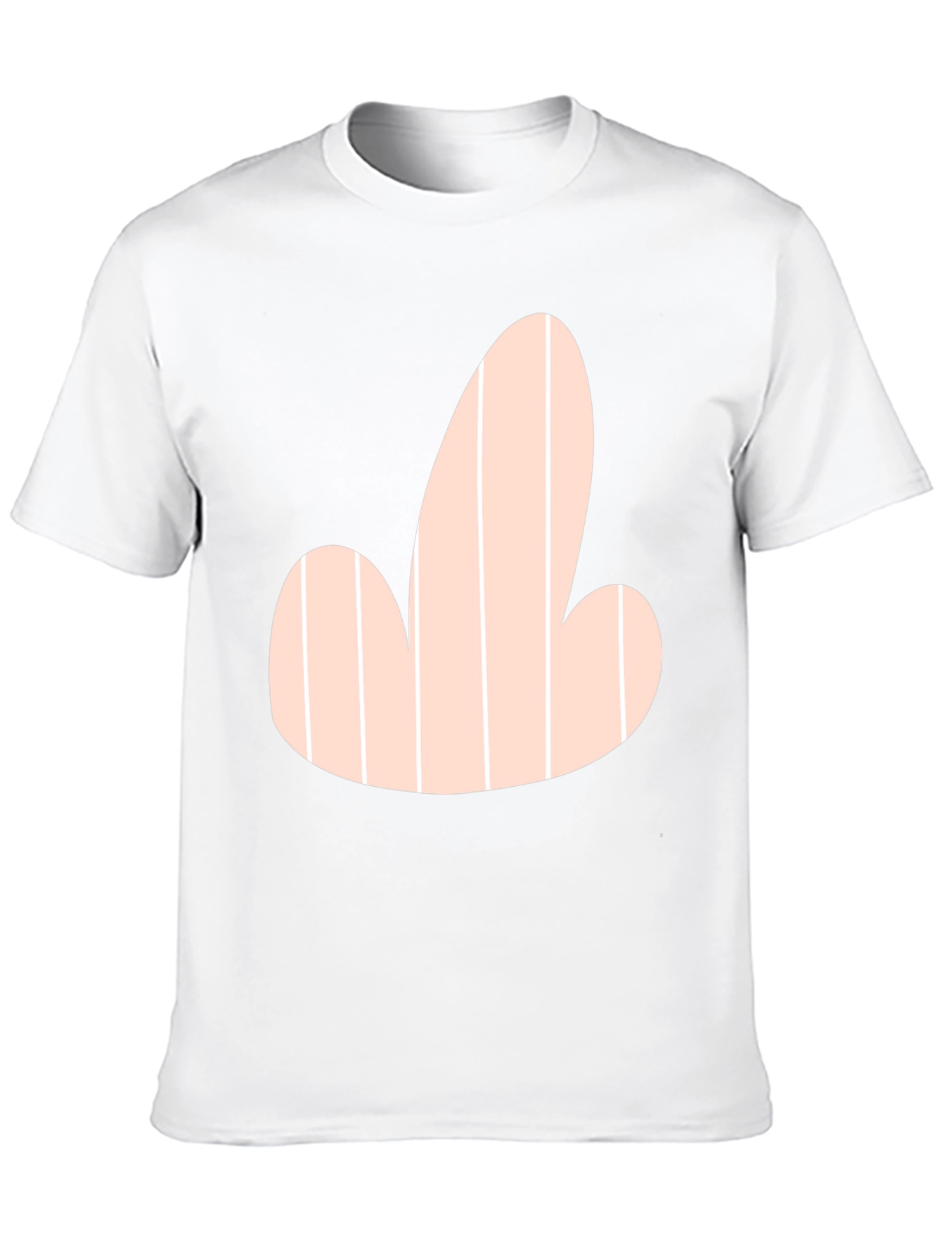 Novelty Graphic Tee - Funny Striped Design