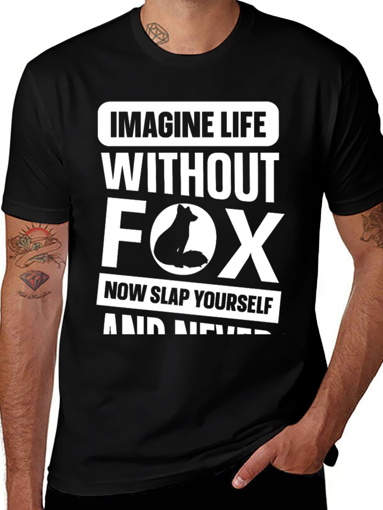 Imagine Life Without Fox Graphic Tee