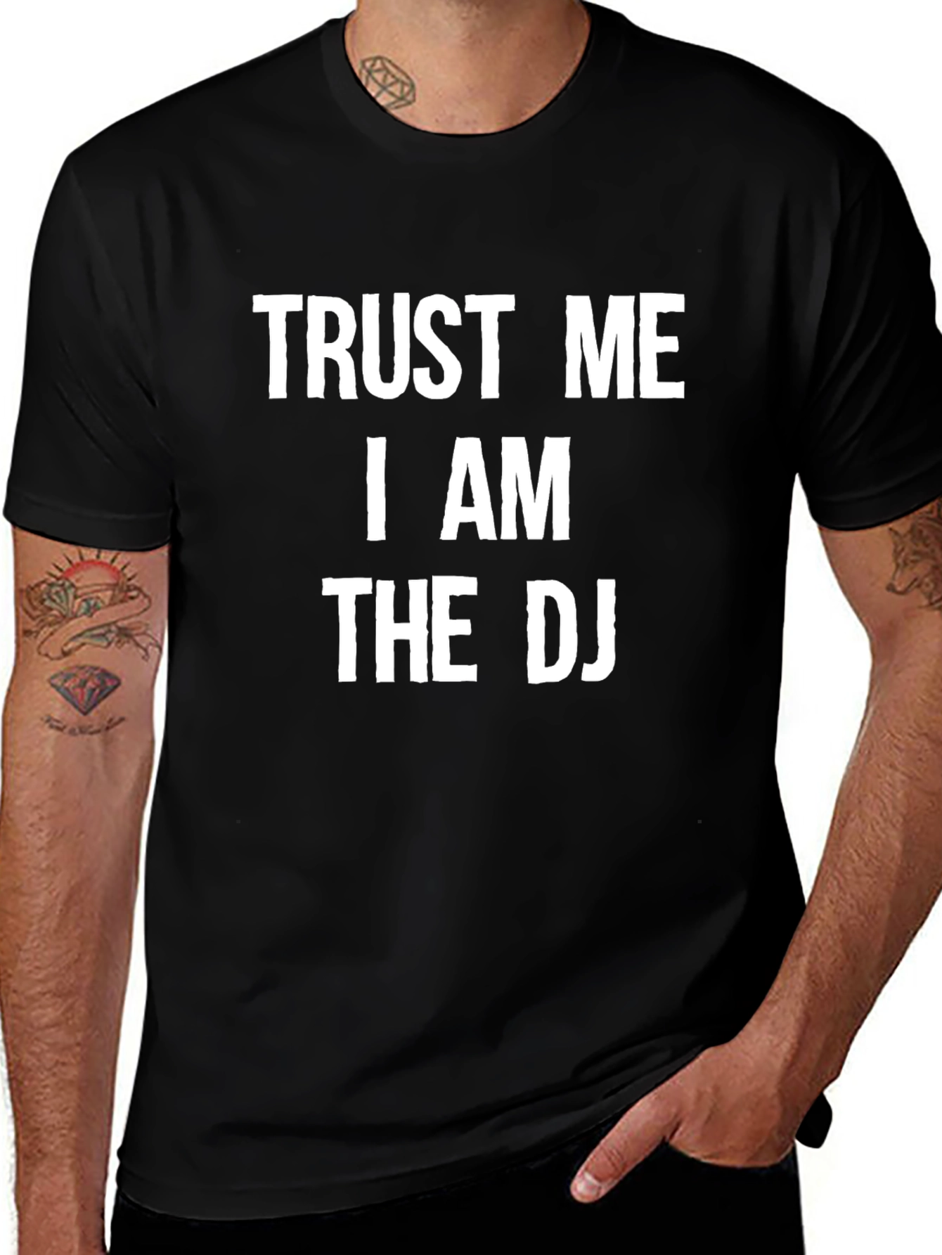 Trust Me I Am The DJ Black T-Shirt