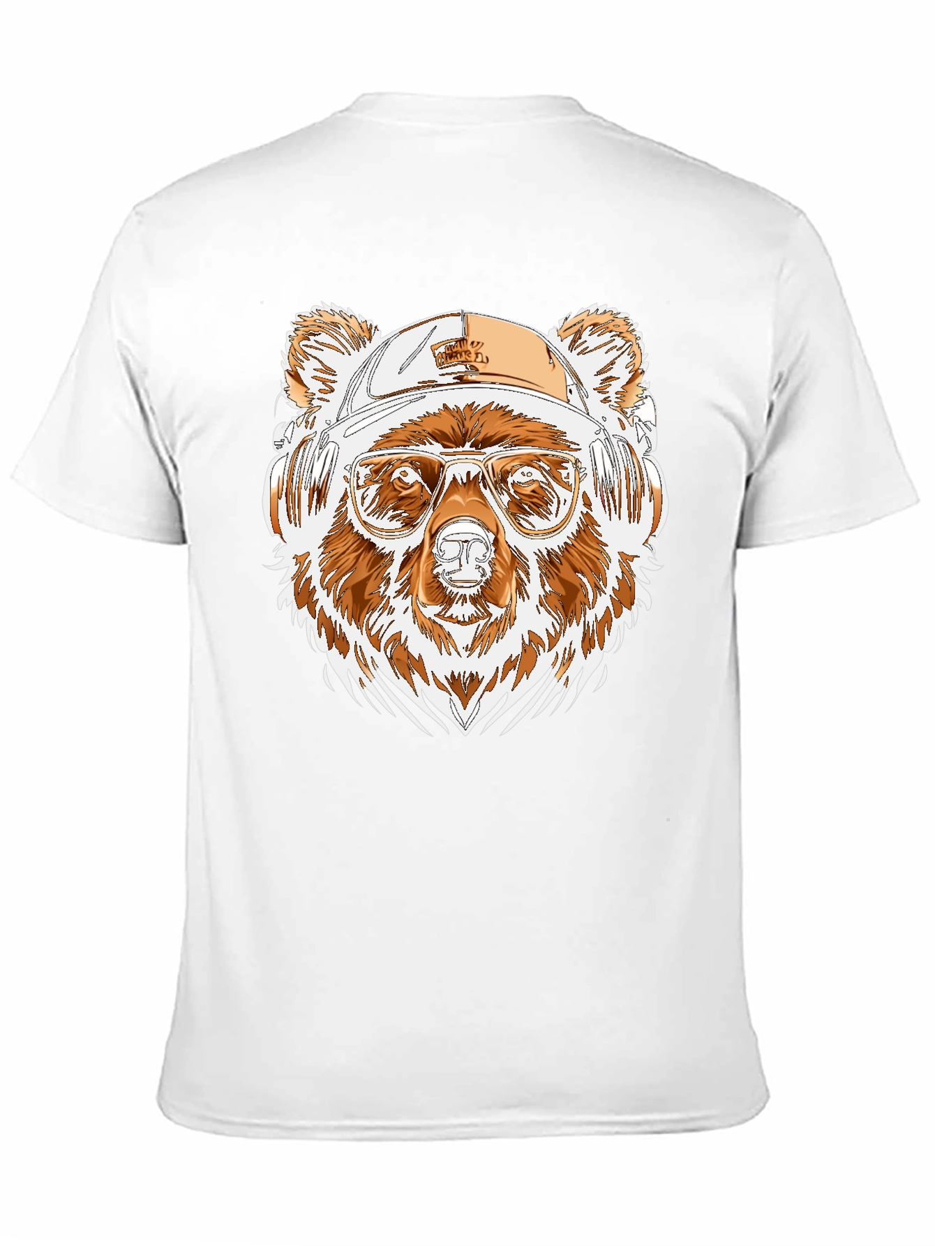 Cool Bear Tee: Graphic Print Black Shirt