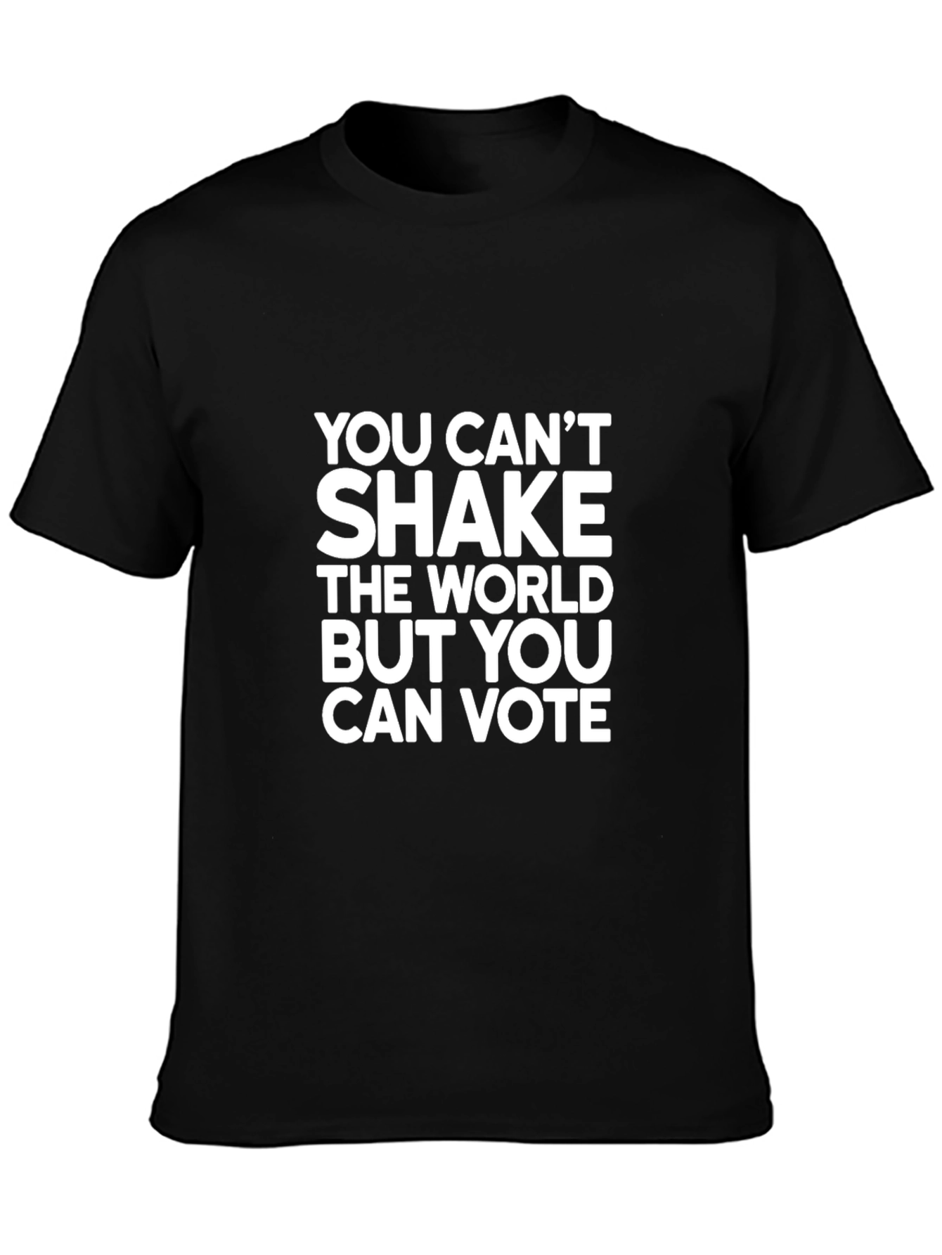 You Can Vote Graphic Tee - Black