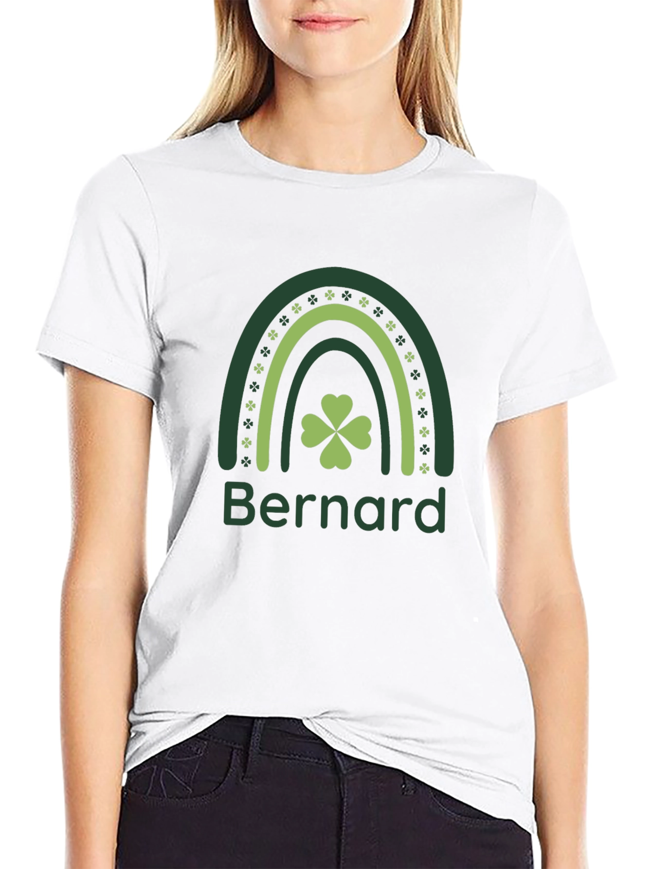 Bernard St. Patricks Day Rainbow T-Shirt