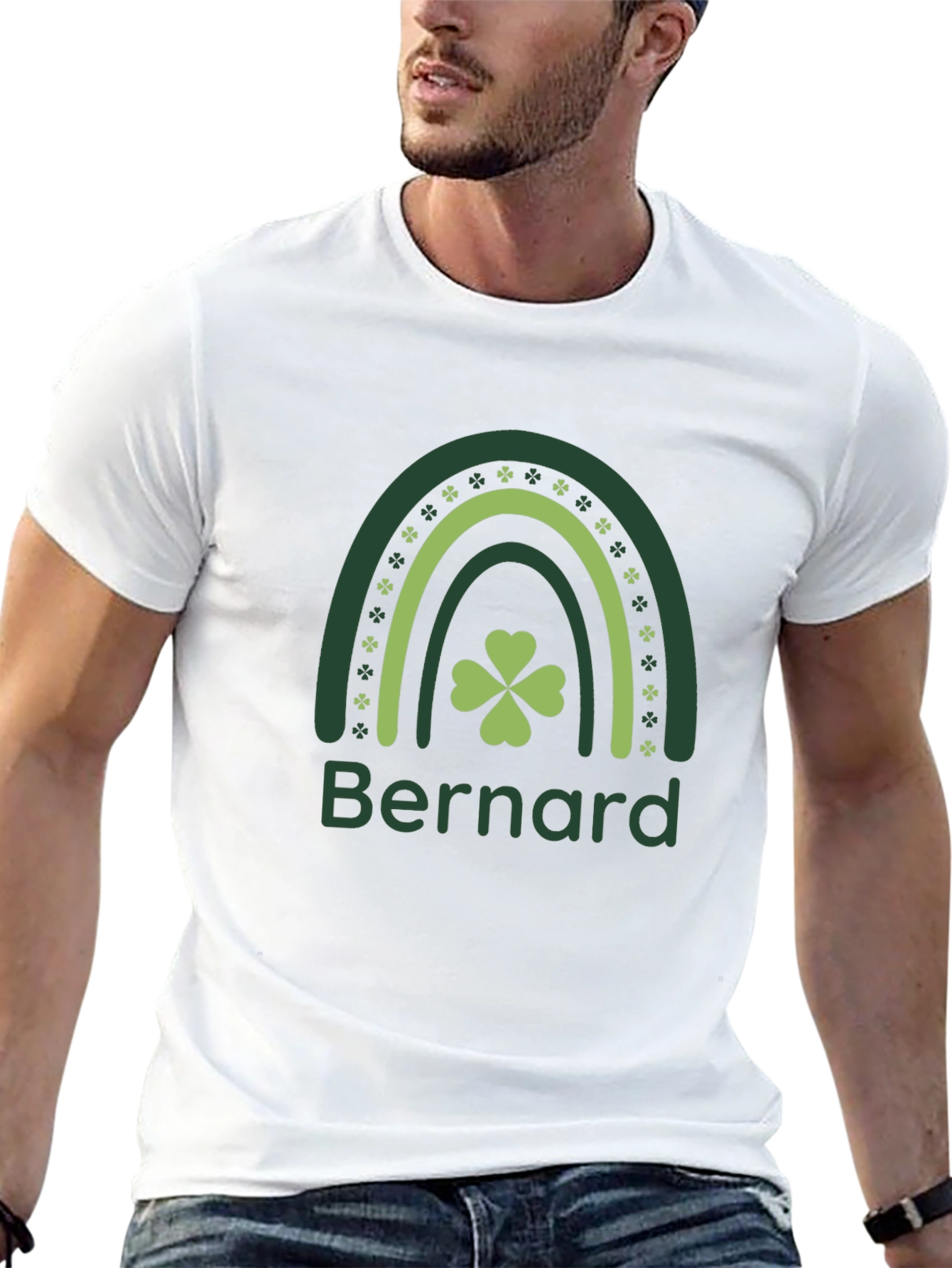 Bernard St. Patricks Day Rainbow T-Shirt
