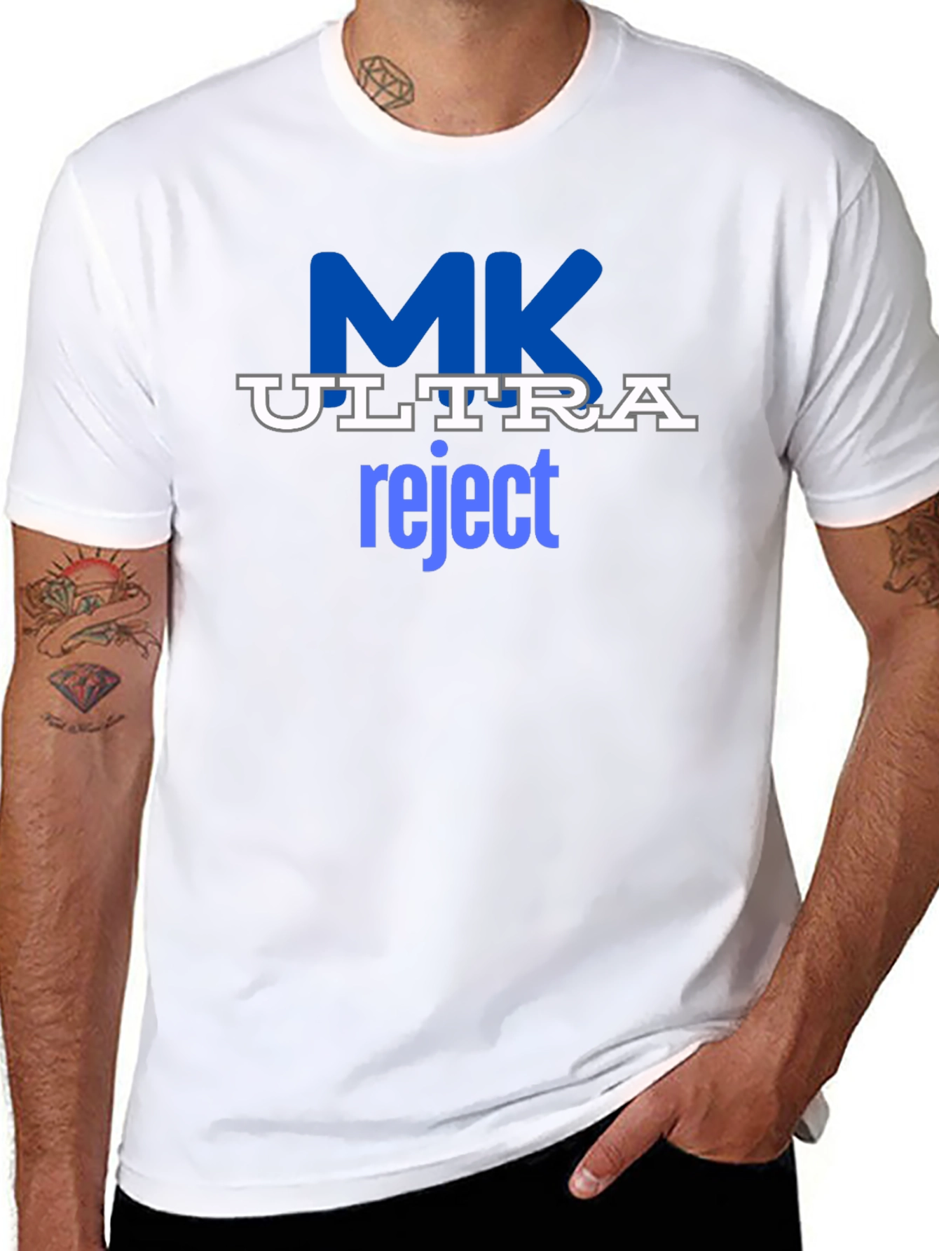 MK Ultra Reject Black Graphic Tee