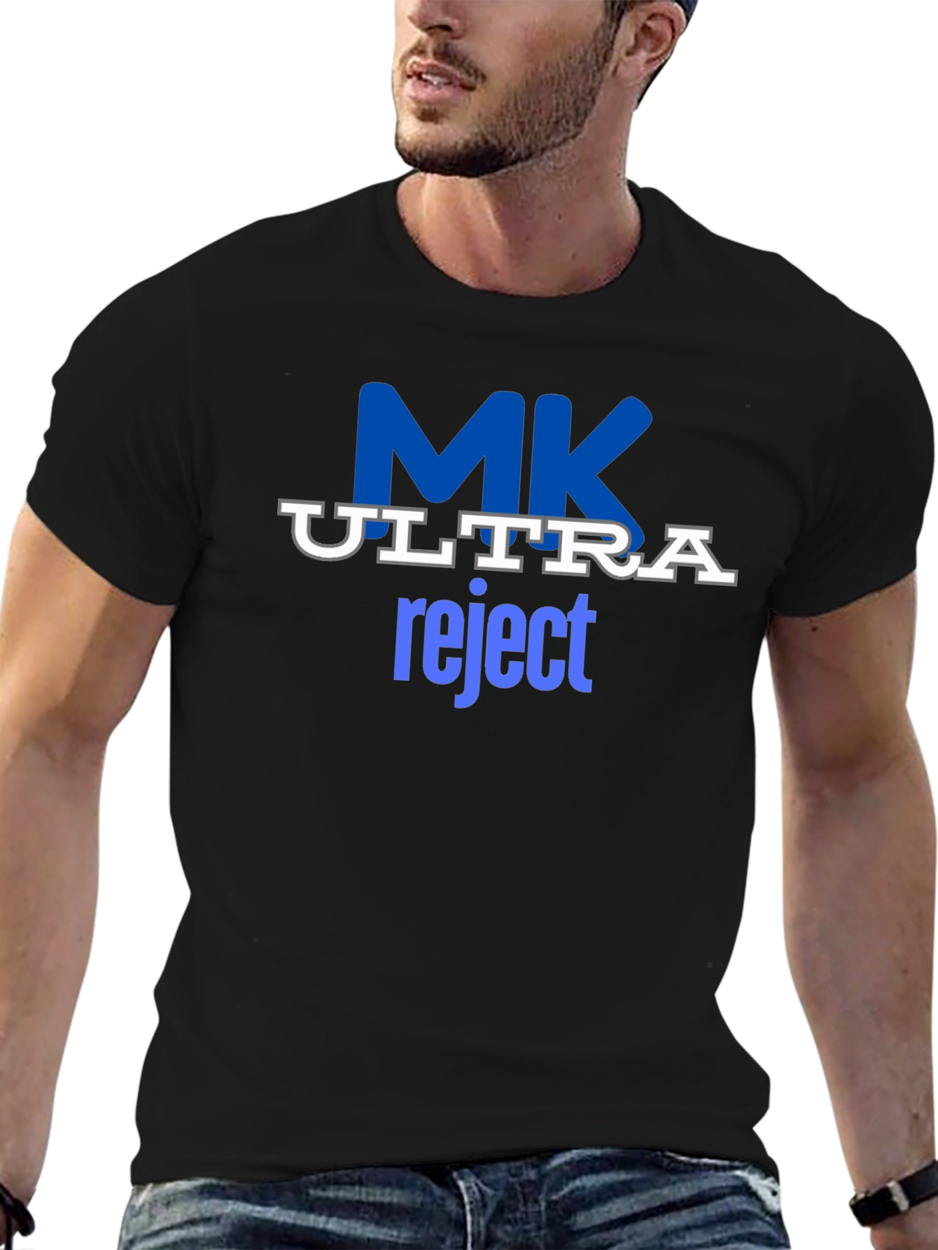 MK Ultra Reject Black Graphic Tee