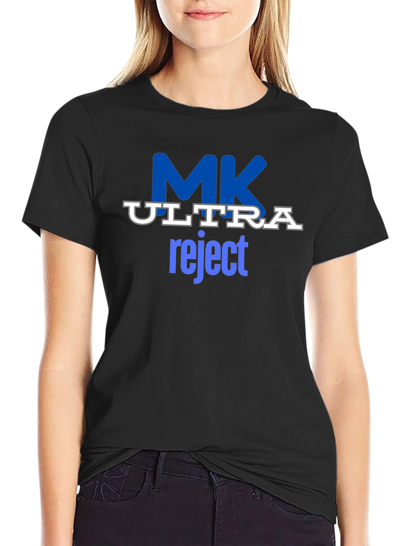 MK Ultra Reject Black Graphic Tee
