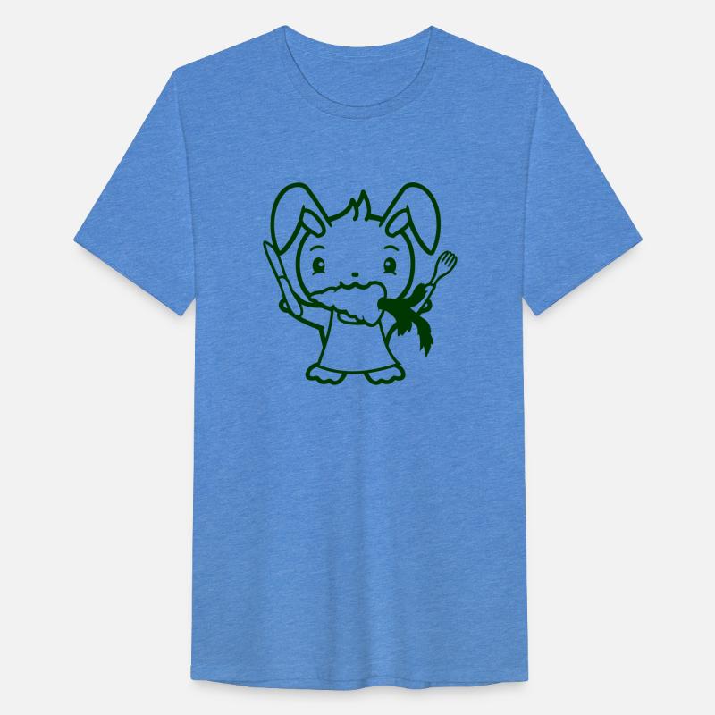 Rabbit Carrot Carrot Mouth Eat Hunger Fork Knife