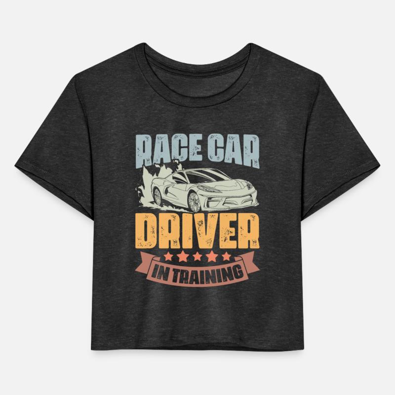 Race Car Driver In Training Retro Car Race