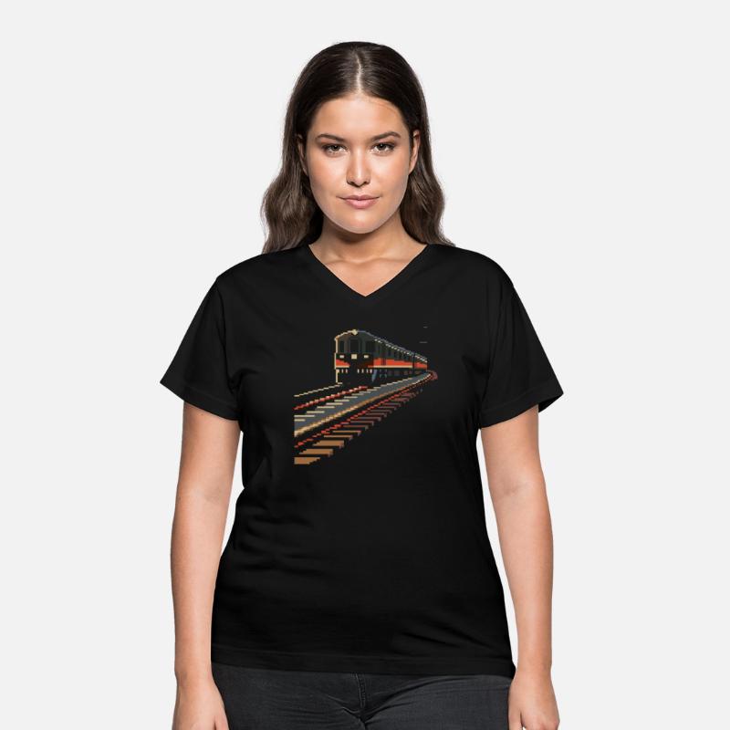 Railroad Pixel Graphic