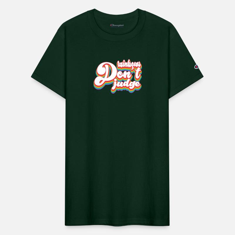 Rainbows Don't Judge - Pride Month LGBTQ