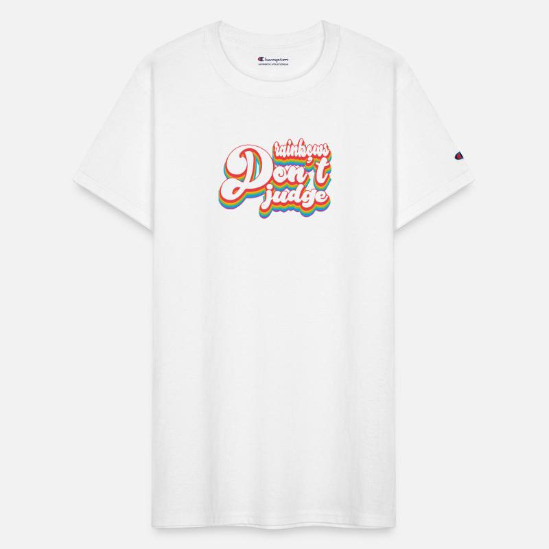 Rainbows Don't Judge - Pride Month LGBTQ
