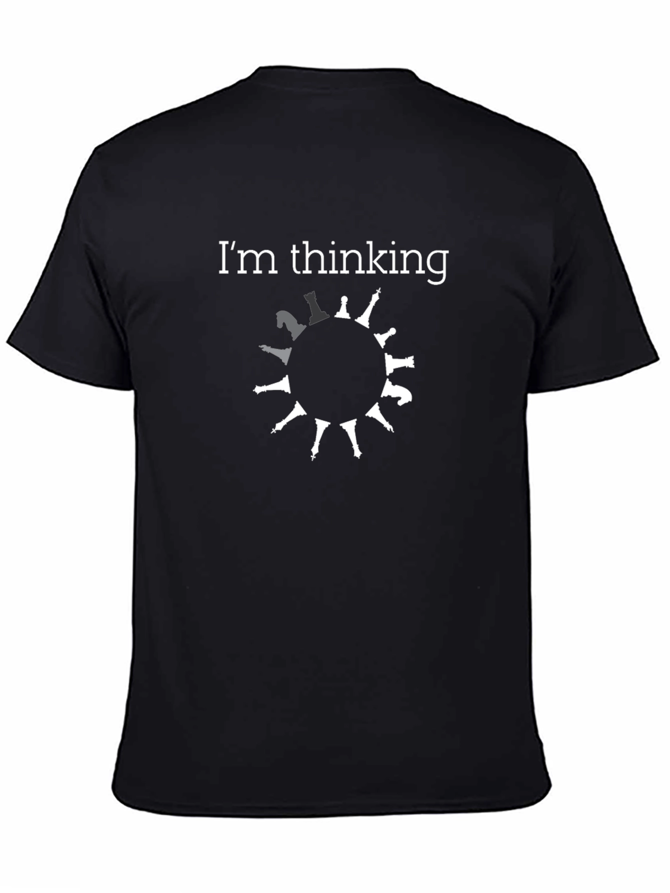 Im Thinking Chess Piece Graphic T-Shirt