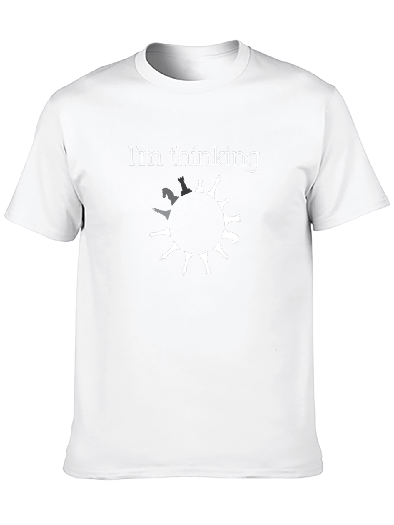 Im Thinking Chess Piece Graphic T-Shirt