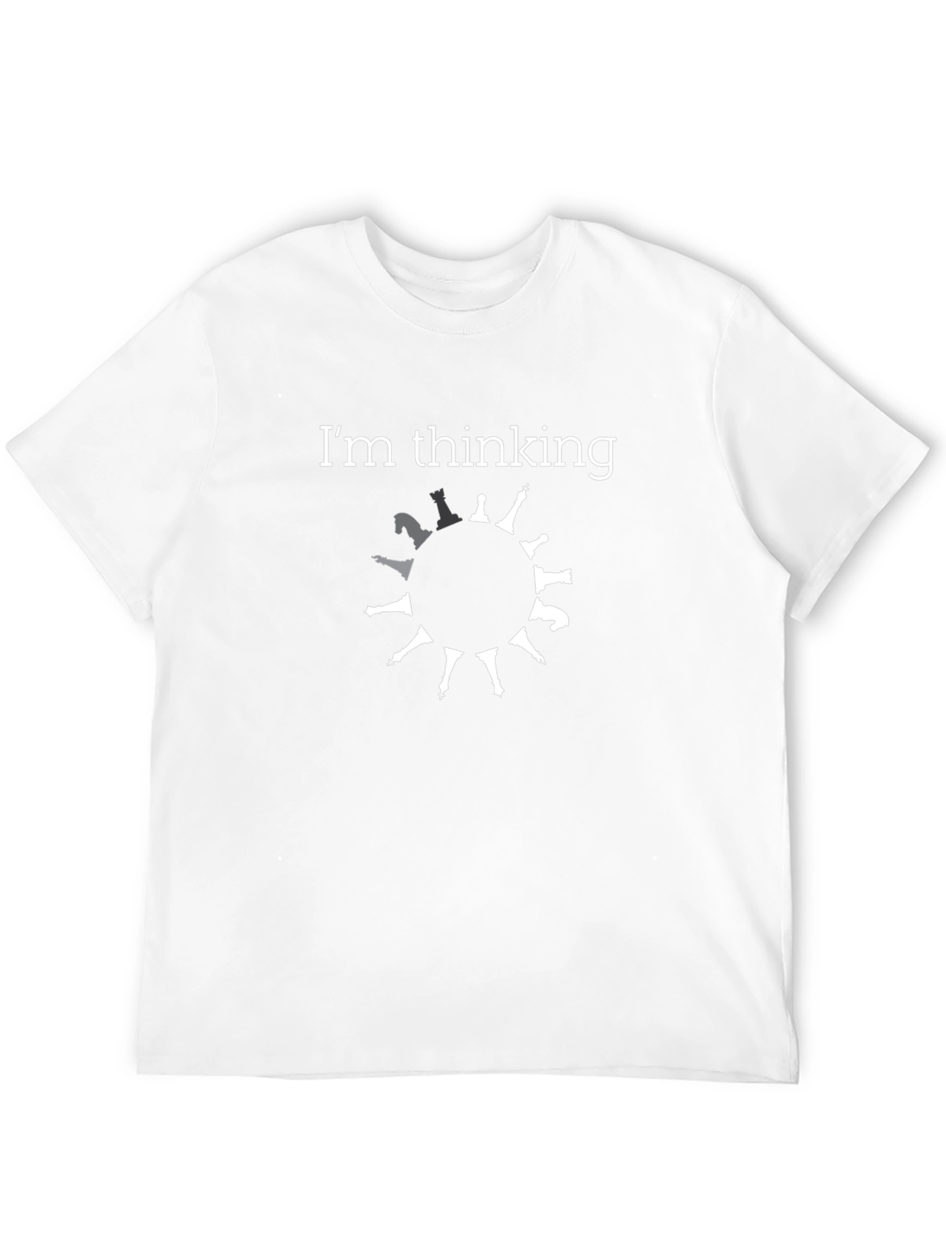 Im Thinking Chess Piece Graphic T-Shirt
