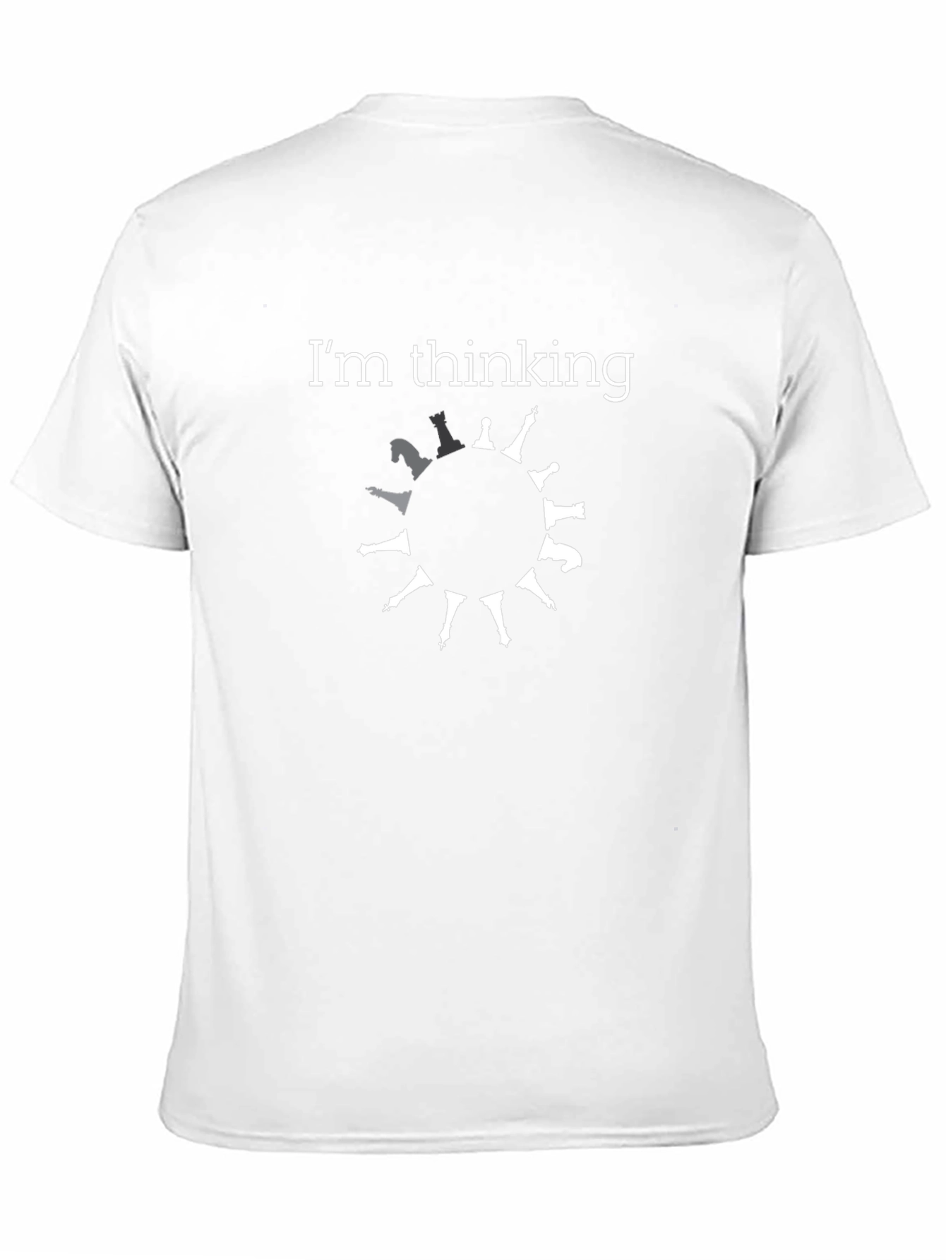 Im Thinking Chess Piece Graphic T-Shirt