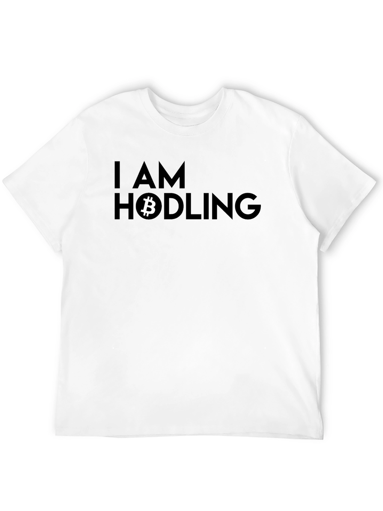 I AM Hodling Bitcoin Black T-Shirt