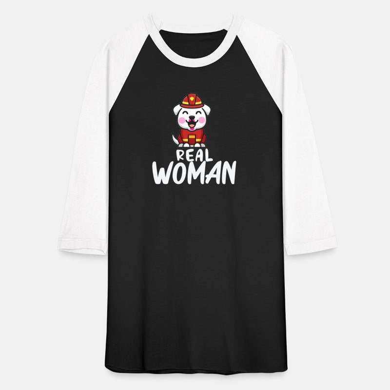 Real Woman Firefighter Fire Rescuers Volunteer Fir