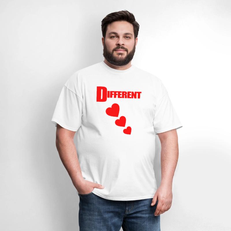 Red Different Hearts
