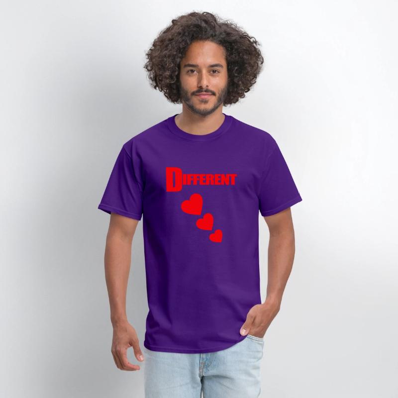 Red Different Hearts