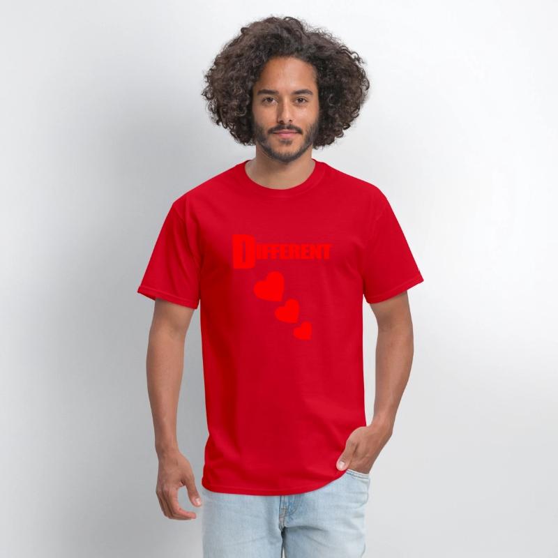 Red Different Hearts