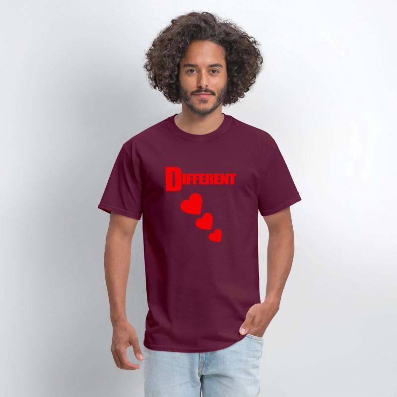 Red Different Hearts