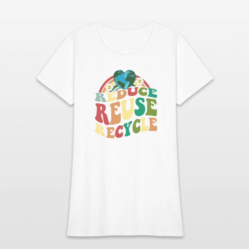 Reduce Reuse Recycle for Earth - World Earth Day