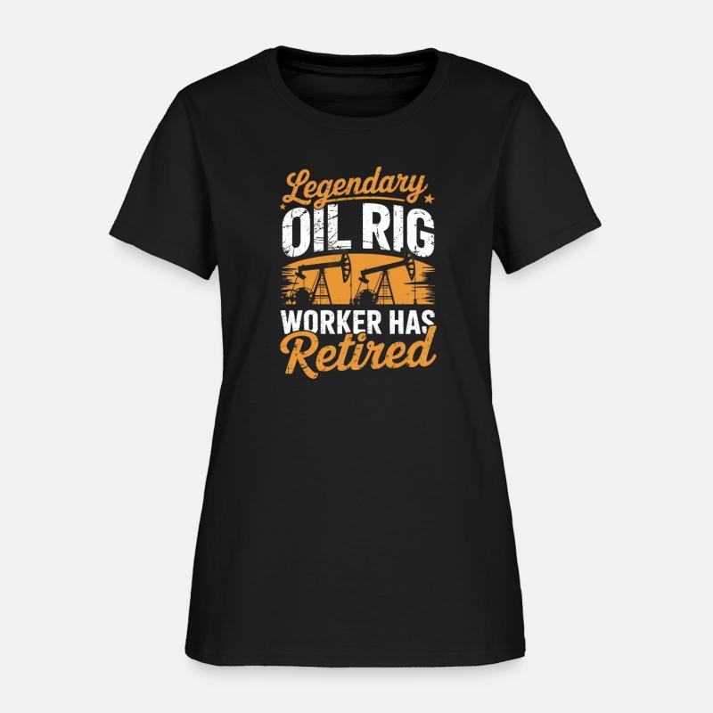 Retired Oil Rig Worker Oilfield Drilling Roughneck