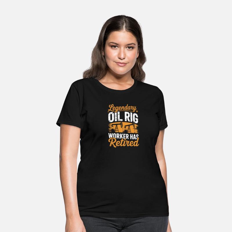 Retired Oil Rig Worker Oilfield Drilling Roughneck