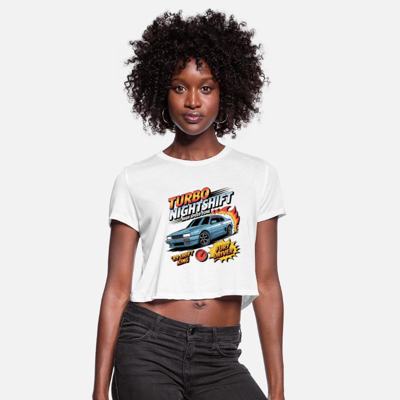 Retro Drift Car Flames - Turbo Street Racing